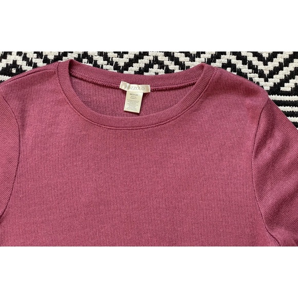 Bozzolo Mauve Long Sleeve Crop Top - Picture 10 of 16